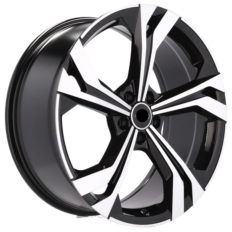 Alu kola pro Audi B5873 8.5x20 5x112 ET38 66.6 Black Polished | Wheelsup.cz