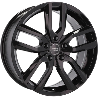 Alu kola Racing Line B5883 7x17 5x112 ET42 73.1 Black Half Matt | Wheelsup.cz