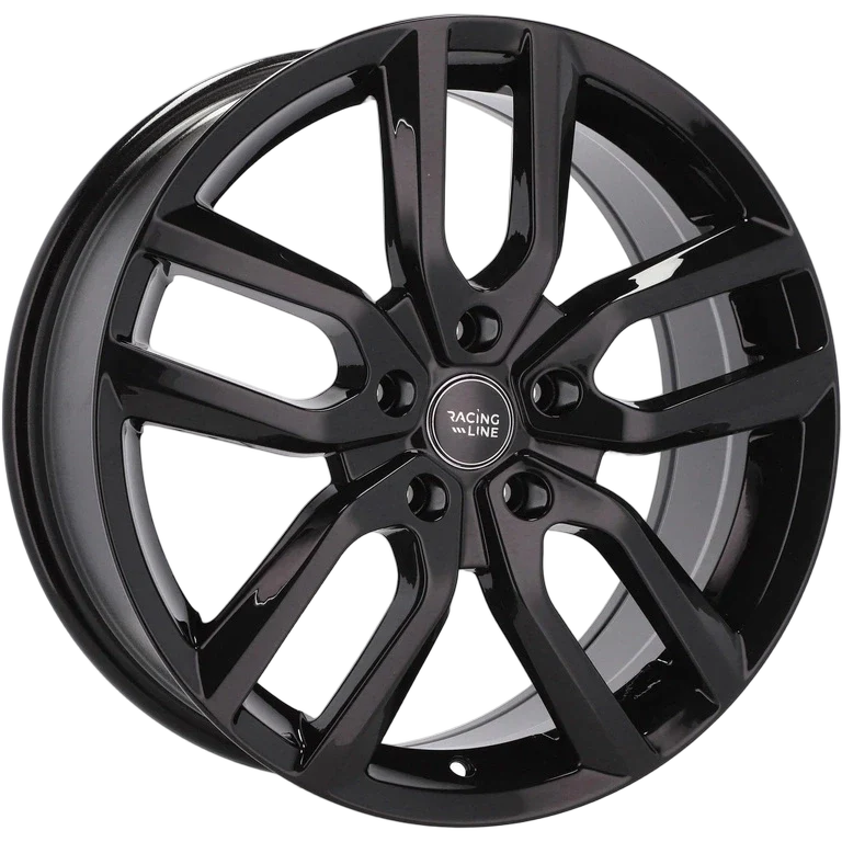Alu kola Racing Line B5883 7x17 5x110 ET40 65.1 Black Half Matt | Wheelsup.cz