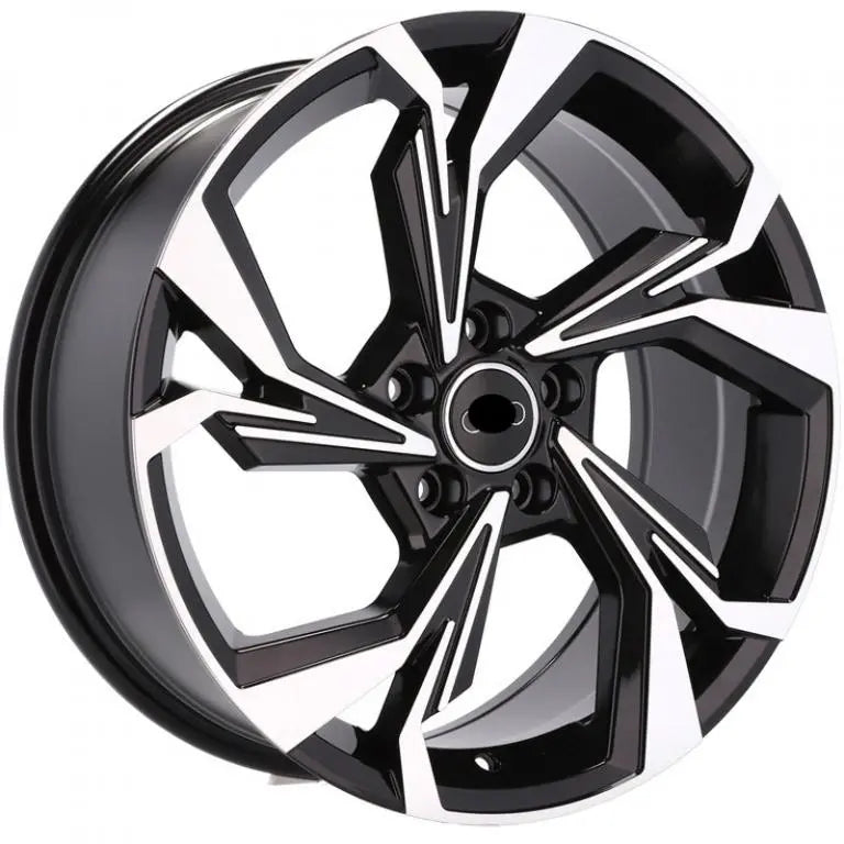 Alu kola pro Audi B5893 8x19 5x112 ET35 66.6 Black Polished | Wheelsup.cz
