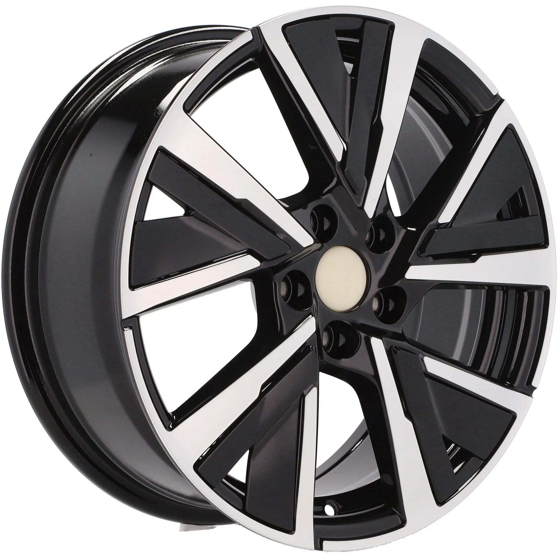 Alu kola pro Peugeot B5906 6.5x16 5x108 ET40 65.1 Black Polished | Wheelsup.cz