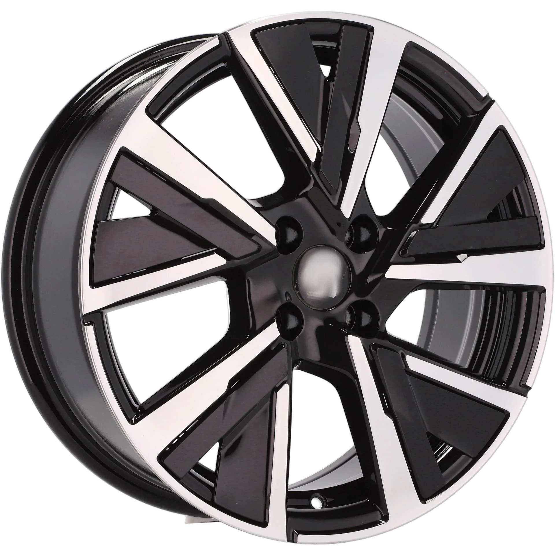 Alu kola pro Peugeot B5906 6.5x16 5x108 ET40 65.1 Black Polished | Wheelsup.cz