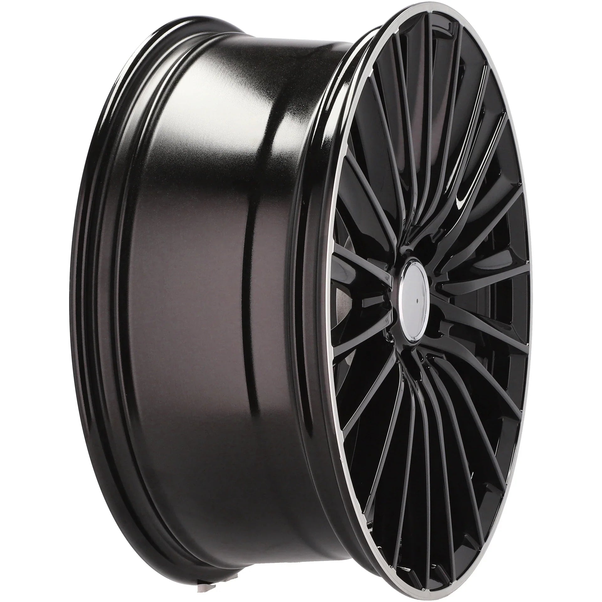 Alu kola pro Mercedes B5909 8x19 5x112 ET35 66.6 Black & Polished Lip