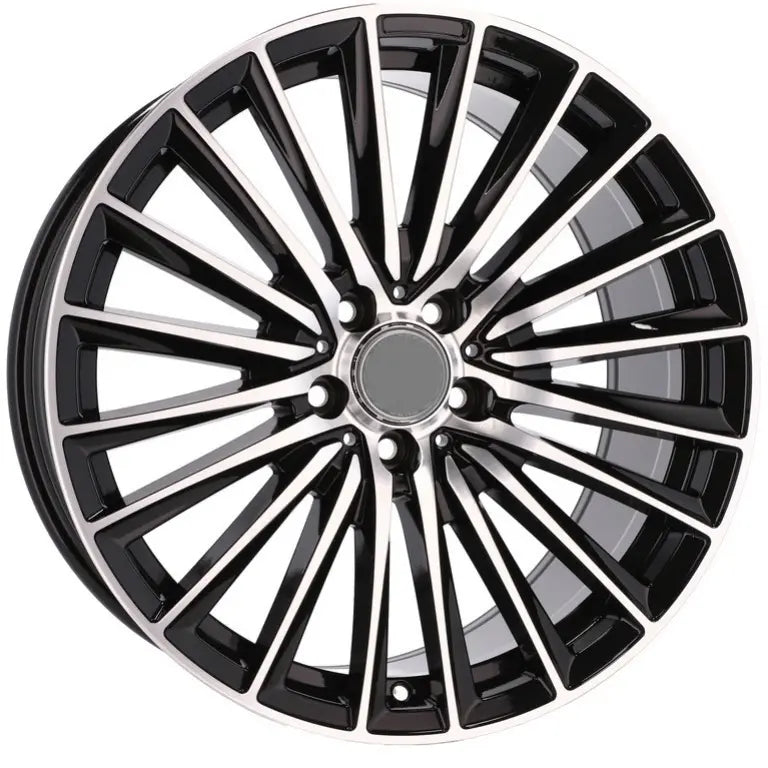 Alu kola pro Mercedes B5909 7.5x18 5x112 ET40 66.6 Black Polished | Wheelsup.cz