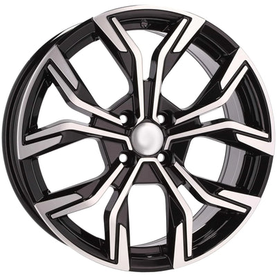 Alu kola pro Renault B5920 7x17 4x100 ET37 60.1 Black Polished | Wheelsup.cz