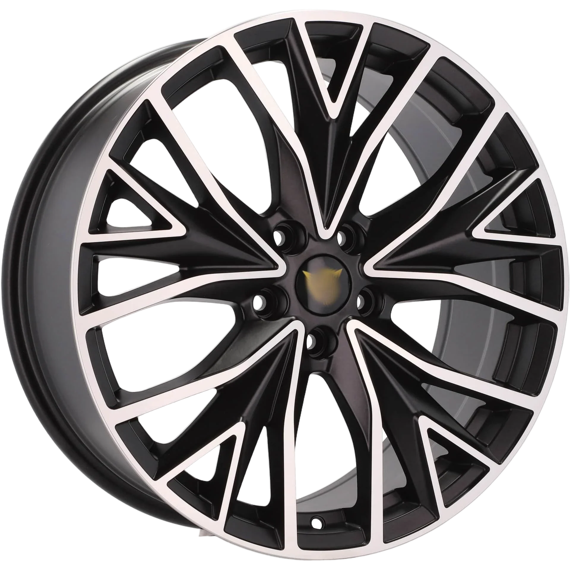 Alu kola pro Cupra B5922 8x19 5x112 ET49 57.1 Black Polished Half Matt | Wheelsup.cz