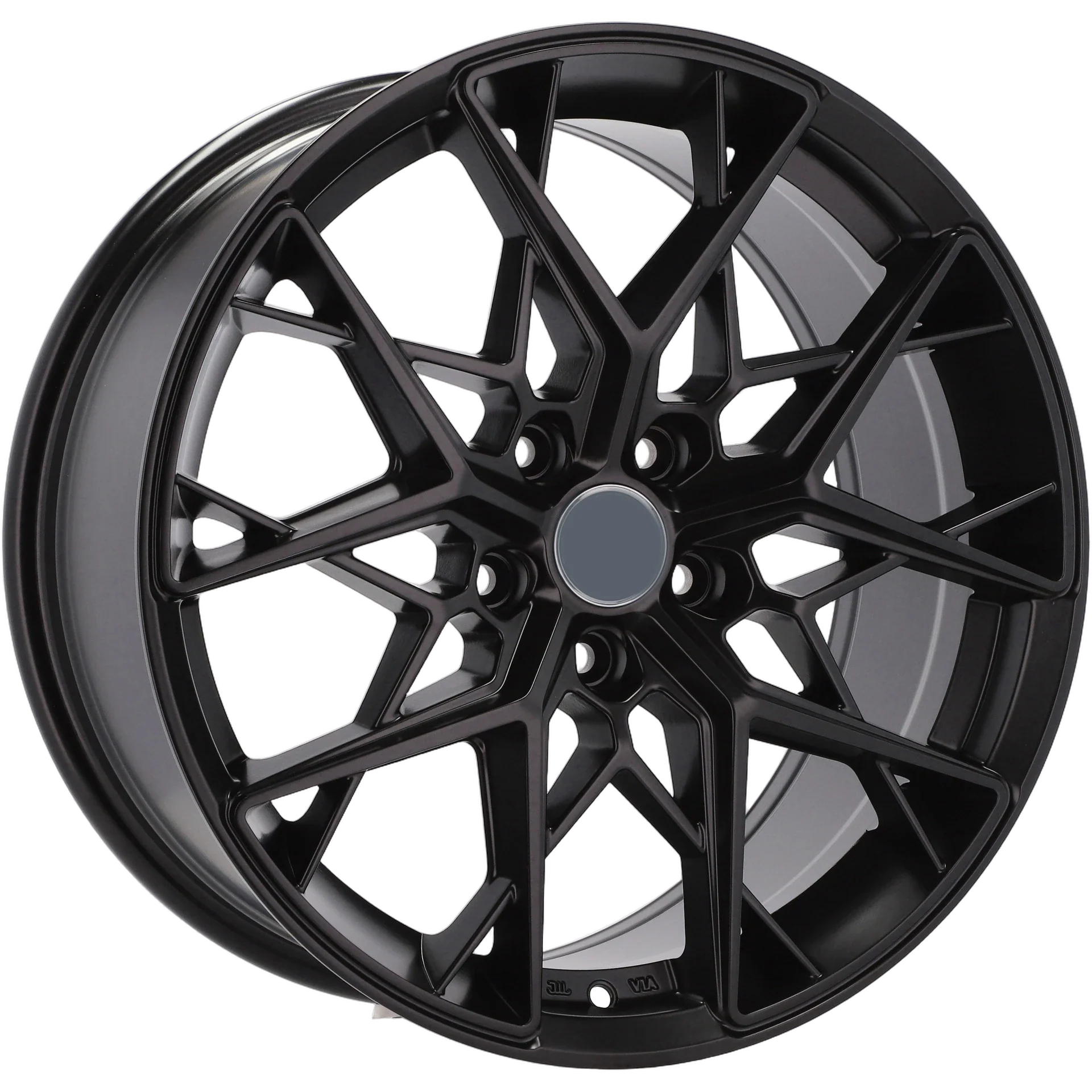 Alu kola Racing Line B5929 7.5x17 5x114.3 ET40 73.1 Black Half Matt | Wheelsup.cz