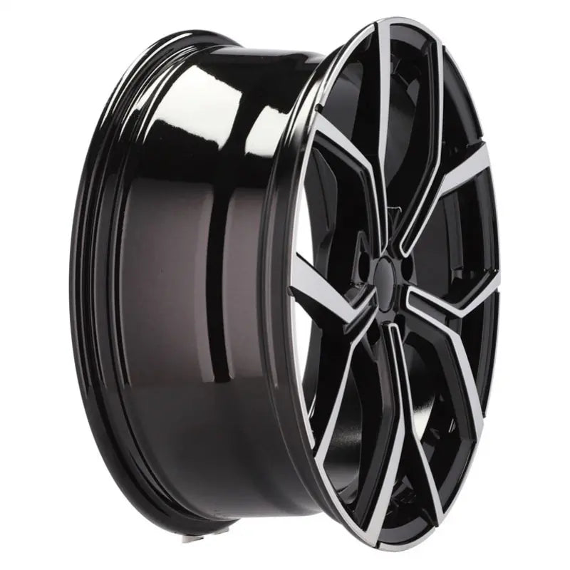 Alu kola pro Volkswagen B5952 7.5x18 5x100 ET45 57.1 Black Polished | Wheelsup.cz