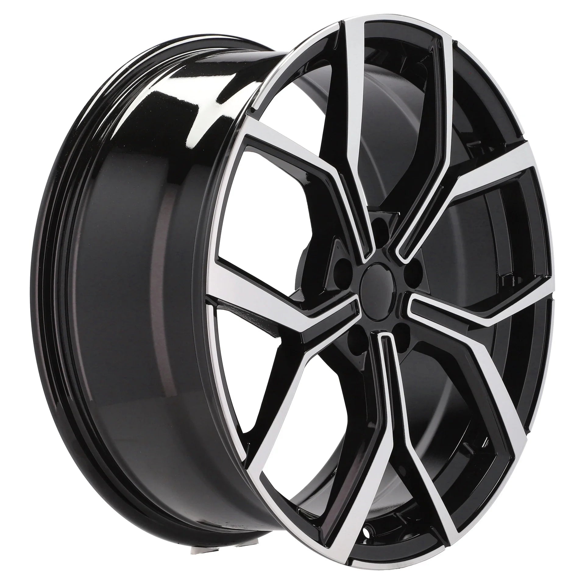 Alu kola pro Volkswagen B5952 7.5x17 5x100 ET45 57.1 Black Polished | Wheelsup.cz