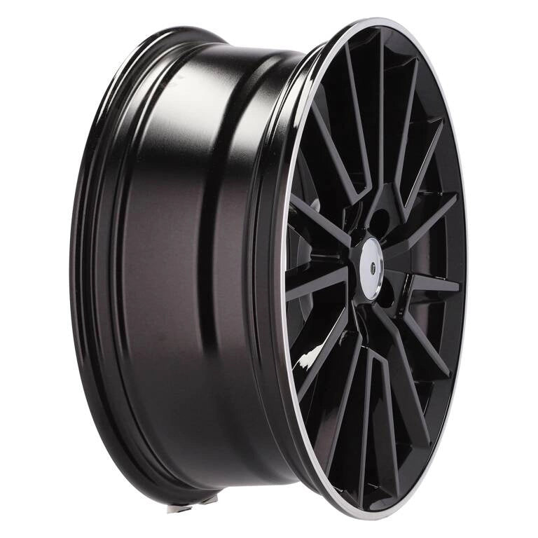 Alu kola pro Škoda B5969 8x18 5x112 ET42 57.1 Black & Polished Lip | Wheelsup.cz
