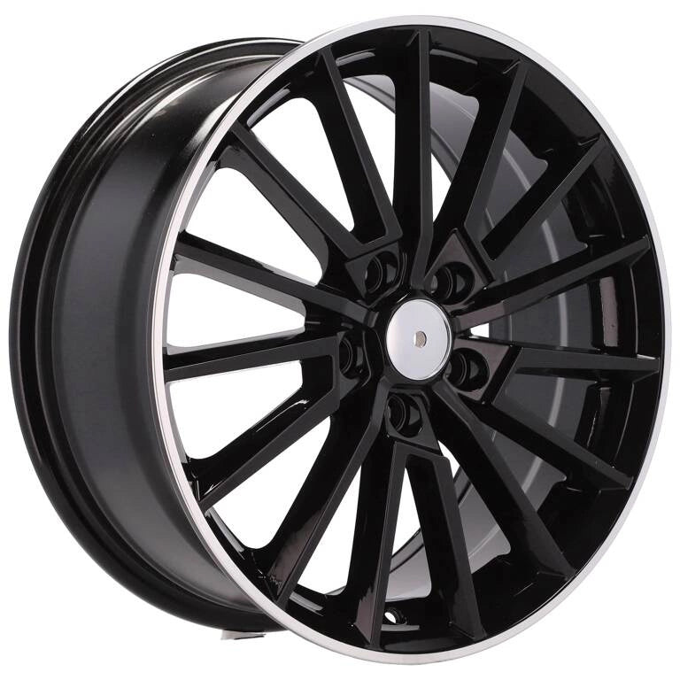 Alu kola pro Škoda B5969 8x18 5x112 ET42 57.1 Black & Polished Lip | Wheelsup.cz