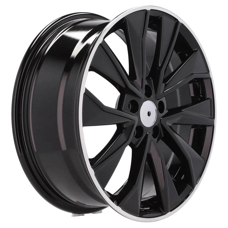 Alu kola pro Škoda B5970 7x17 5x112 ET40 57.1 Black & Polished Lip | Wheelsup.cz