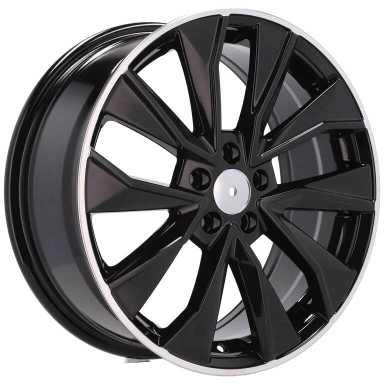 Alu kola pro Škoda B5970 7x17 5x112 ET40 57.1 Black & Polished Lip | Wheelsup.cz