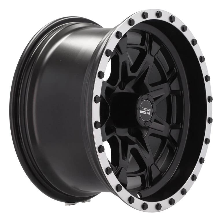 Alu kola pro Offroad B5995 9x17 5x127 ET-6 78.1 Black Half Matt & Polished Lip