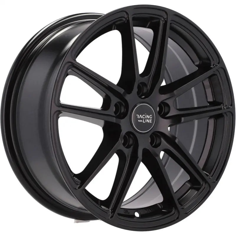 Alu kola Racing Line BK1155 7x16 5x100 ET40 57.1 Black Half Matt | Wheelsup.cz