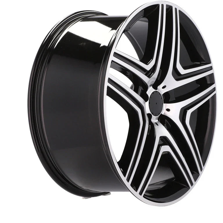 Alu kola pro Mercedes BK206 9.5x20 5x130 ET35 84.1 Black Polished | Wheelsup.cz