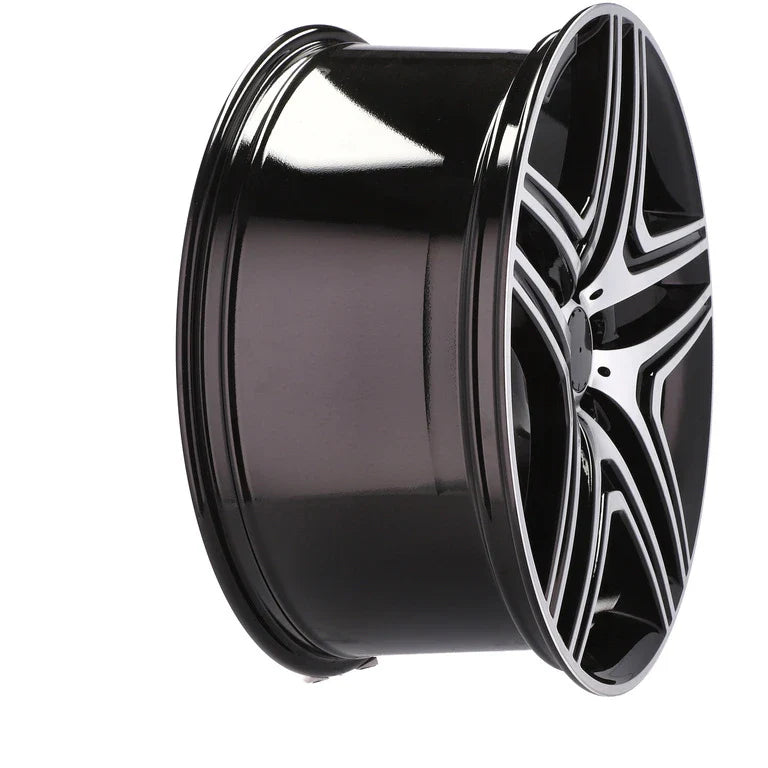 Alu kola pro Mercedes BK206 8.5x18 5x112 ET43 66.6 Black Polished | Wheelsup.cz
