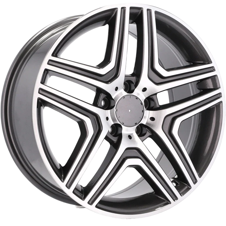 Alu kola pro Mercedes BK206 8.5x19 5x112 ET43 66.6 Grey Polished | Wheelsup.cz
