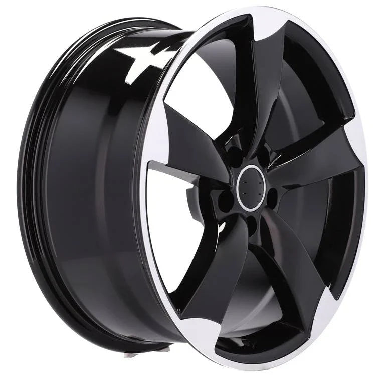 Alu kola pro Audi BK217 8x18 5x112 ET45 66.6 Black Polished | Wheelsup.cz