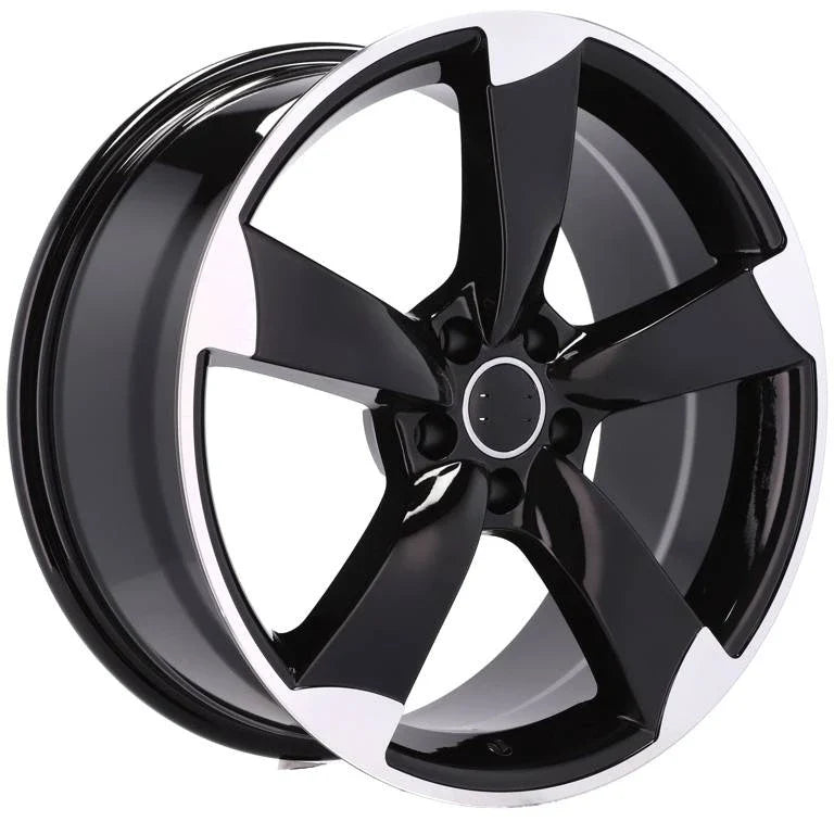 Alu kola pro Audi BK217 8x18 5x112 ET45 66.6 Black Polished | Wheelsup.cz