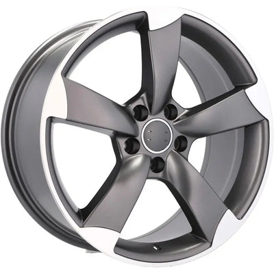 Alu kola pro Audi BK217 8.5x19 5x112 ET32 66.6 Grey Polished Half Matt | Wheelsup.cz