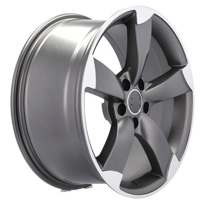 Alu kola pro Audi BK217 8.5x19 5x112 ET40 66.6 Grey Polished Half Matt | Wheelsup.cz