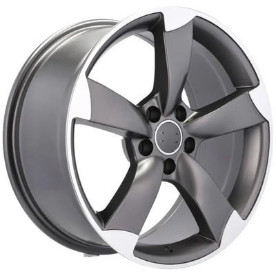 Alu kola pro Audi BK217 8.5x19 5x112 ET32 66.6 Grey Polished Half Matt | Wheelsup.cz