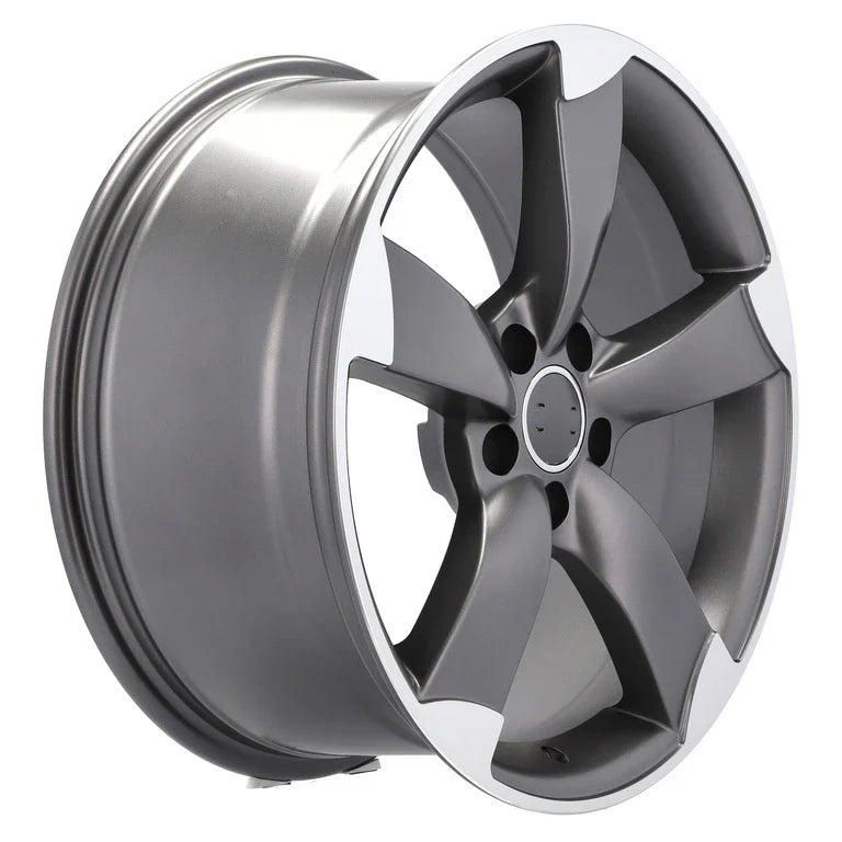 Alu kola pro Audi BK217 8x18 5x112 ET45 66.6 Grey Polished Half Matt | Wheelsup.cz