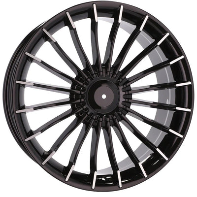 Alu kola pro BMW BK273 9.5x19 5x112 ET39 72.6 Black Polished