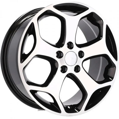 Alu kola pro Ford BK386 8x18 5x108 ET50 63.4 Black Polished | Wheelsup.cz