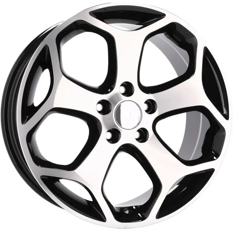 Alu kola pro Ford BK386 7.5x17 5x108 ET50 63.4 Black Polished | Wheelsup.cz