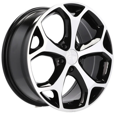 Alu kola pro Ford BK386 8x18 5x108 ET50 63.4 Black Polished | Wheelsup.cz