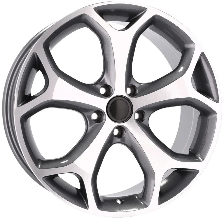 Alu kola pro Ford BK386 6.5x16 5x108 ET50 63.4 Grey Polished | Wheelsup.cz