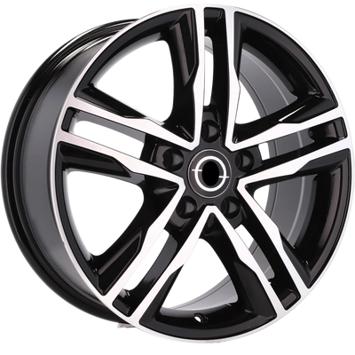 Alu kola pro Volkswagen BK424 7.5x17 5x120 ET50 65.1 Black Polished | Wheelsup.cz