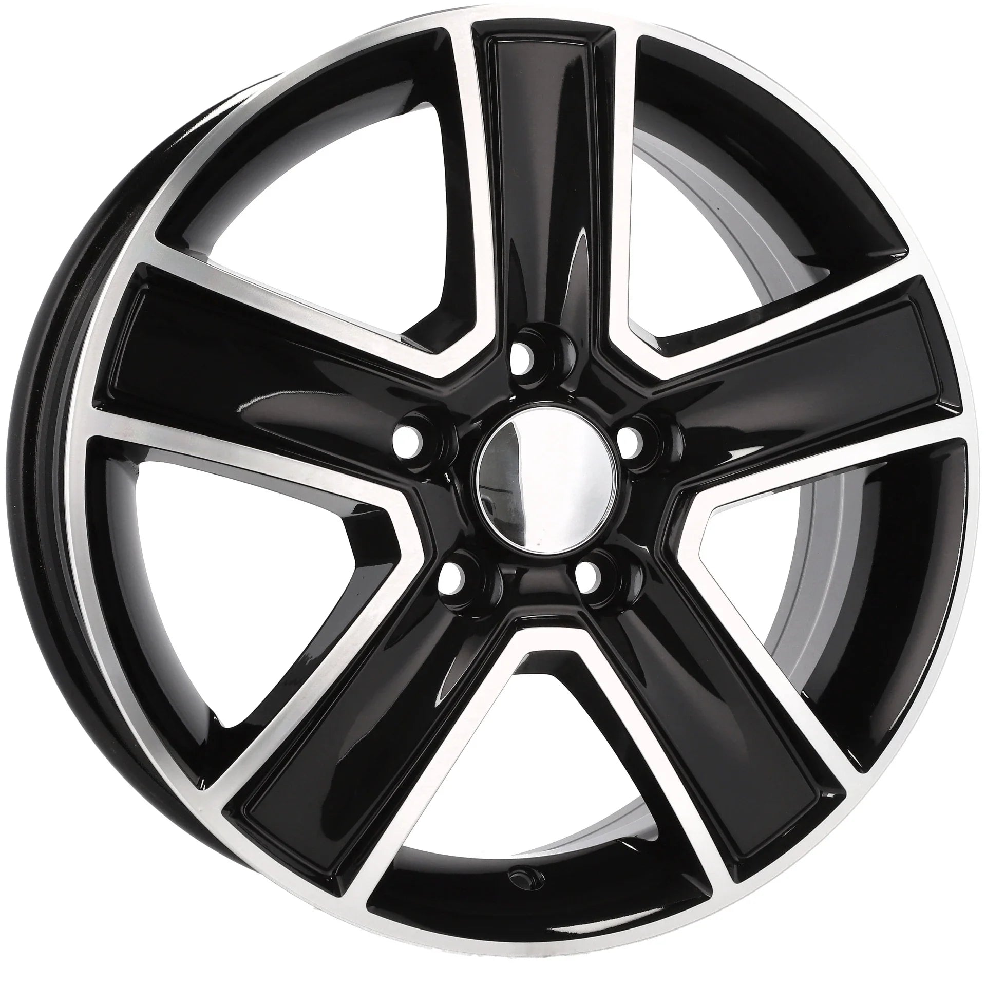 Alu kola Racing Line BK473 6.5x16 5x108 ET44 65.1 Black Polished | Wheelsup.cz