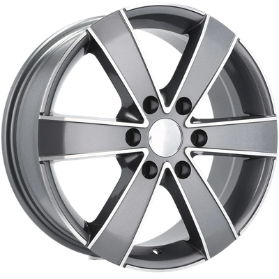 Alu kola pro Mercedes BK474 7x16 6x130 ET60 84.1 Grey Polished | Wheelsup.cz