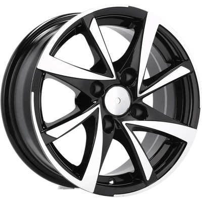Alu kola Racing Line BK575 6x14 4x100 ET40 60.1 Black Polished | Wheelsup.cz