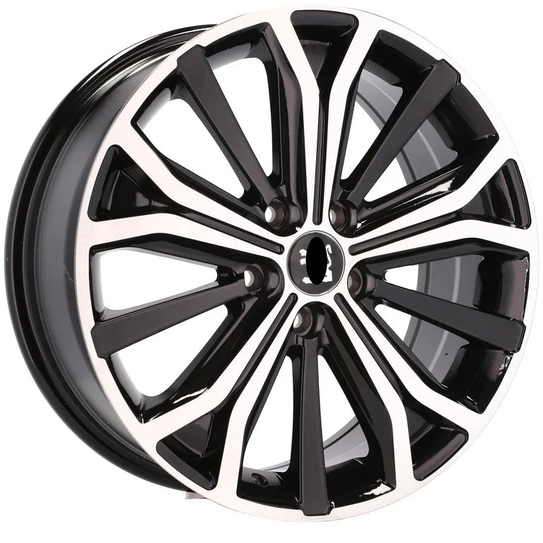 Alu kola pro Peugeot BK591 7x17 5x108 ET46 65.1 Black Polished | Wheelsup.cz