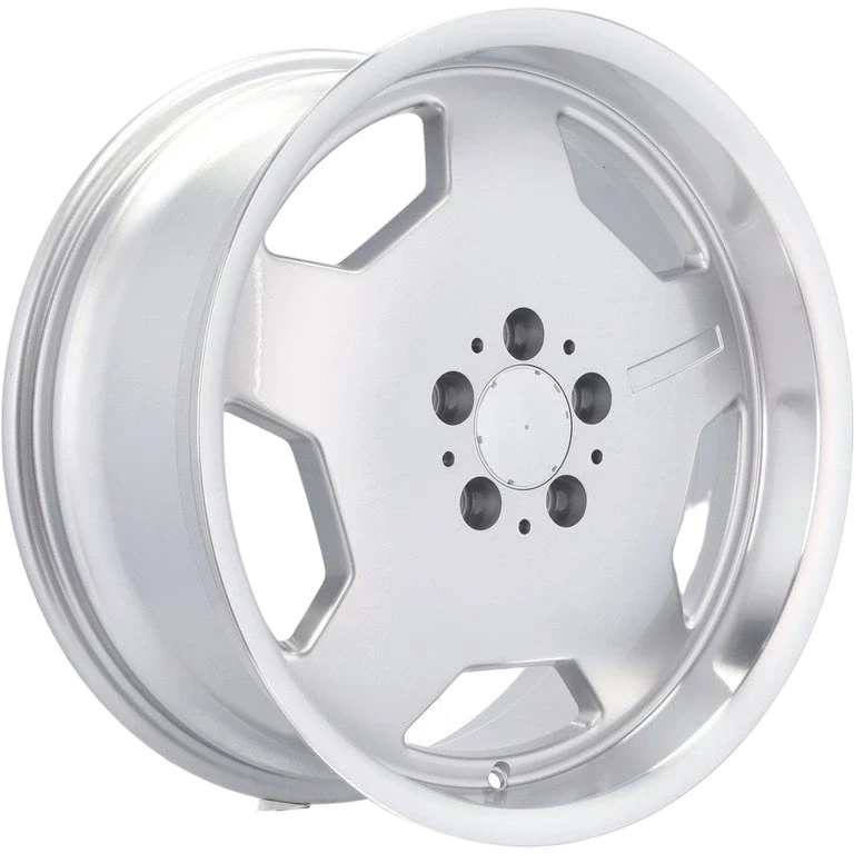 Alu kola pro Mercedes BK632 8x17 5x112 ET33 66.6 Silver & Polished Lip | Wheelsup.cz