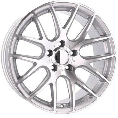 Alu kola pro BMW BK663 9.5x18 5x120 ET38 72.6 Machined Silver
