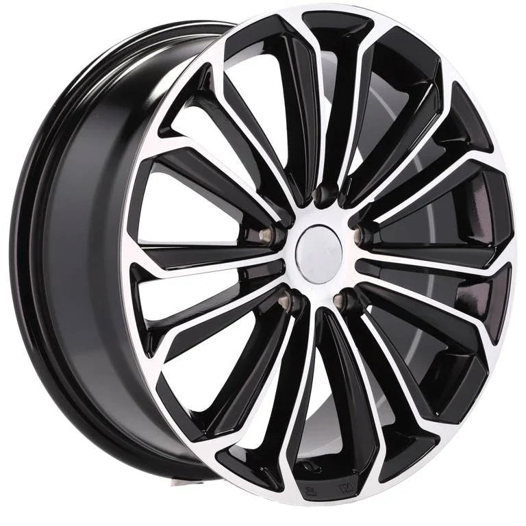 Alu kola pro Toyota BK667 7x17 5x114.3 ET45 60.1 Black Polished | Wheelsup.cz