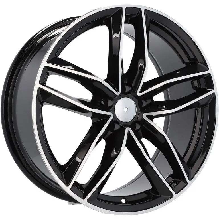 Alu kola pro Audi BK690 8x18 5x112 ET35 66.6 Black Polished | Wheelsup.cz