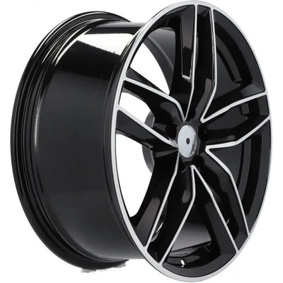 Alu kola pro Audi BK690 8x18 5x112 ET45 66.6 Black Polished | Wheelsup.cz