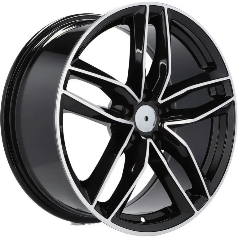 Alu kola pro Audi BK690 8x18 5x112 ET45 66.6 Black Polished | Wheelsup.cz