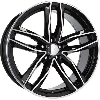 Alu kola pro Audi BK690 8x18 5x112 ET45 66.6 Black Polished | Wheelsup.cz