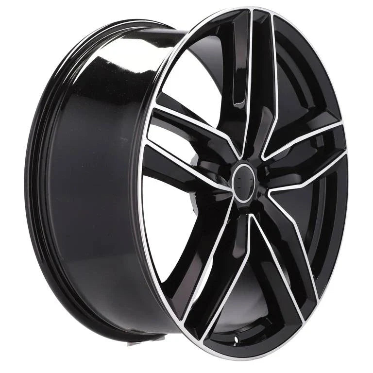 Alu kola pro Audi BK690 7.5x17 5x112 ET45 66.6 Black Polished | Wheelsup.cz