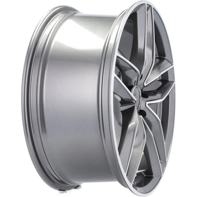 Alu kola pro Audi BK690 9x20 5x112 ET33 66.6 Grey Polished Half Matt | Wheelsup.cz