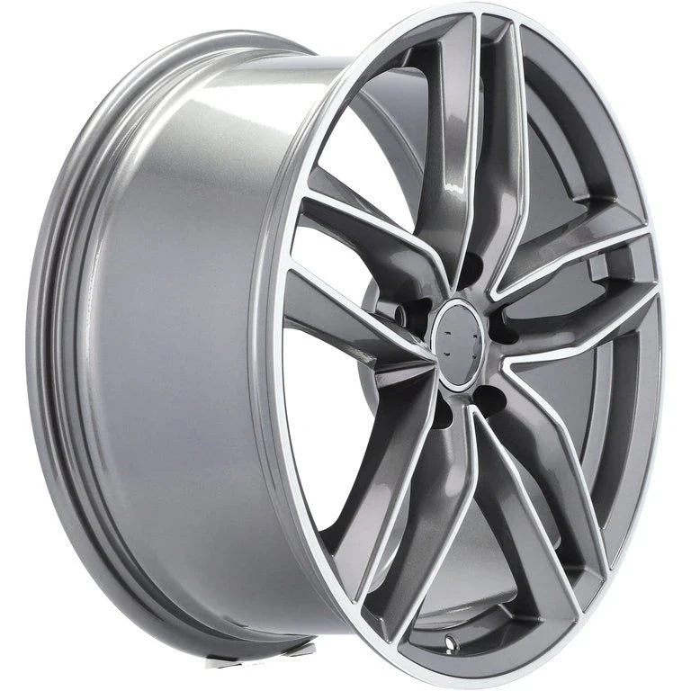 Alu kola pro Audi BK690 8.5x19 5x112 ET40 66.6 Grey Polished | Wheelsup.cz