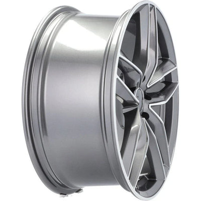 Alu kola pro Audi BK690 7.5x17 5x112 ET45 66.6 Grey Polished | Wheelsup.cz