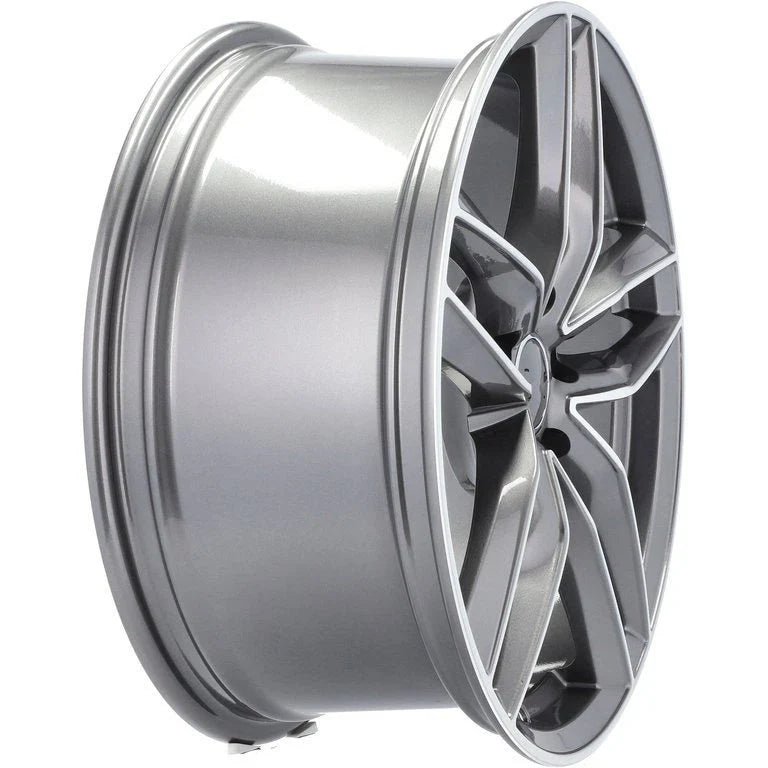 Alu kola pro Audi BK690 8.5x19 5x112 ET40 66.6 Grey Polished | Wheelsup.cz